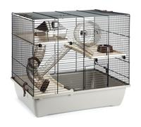 Beeztees Rodent Cage Rosay 3 Mocha With Impeller, 50x33x45 CM, for Hamster & Co