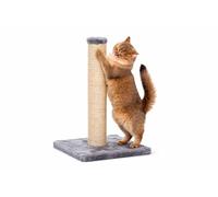 Beeztees Scratch Post Gina with Footprint, 34 x 34 x 60 cm, Grey