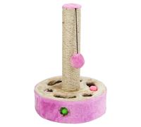 Beeztees Scratching Post Gotcha, Sisal, Hide And Seek, 27X27X40 Cm, Beige/Pink