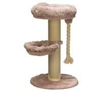 Beeztees Scratching Post Ramiro 70X70X120Cm Taupe For Large Cats, Stable & Cozy