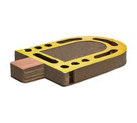 Beeztees Scratching Toy Ice Cream For Cats - Cardboard, 55x35 Cm, Yellow, Catnip