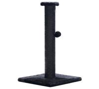 Beeztees Serpa Black Scratching Post 35X35X60Cm For Cats With Play Ball