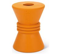 Beeztees Sumo Play Diabolo Orange 10X7Cm Dog Toy Rubber Treats