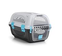 Beeztees Transport Box Rhino, 51 x 34, 5 x 33 cm, Grey/ Blue