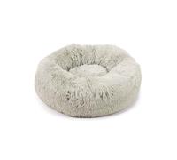 Beeztees Yali Plush Dog Bed, Light Grey, Diam. 60 cm