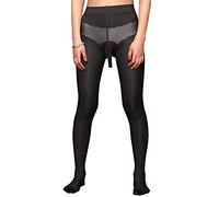 BEFASY Men's Sexy 8D Nylon See Through Sheer Tights Shiny Pantyhose High Elastic Glossy Stockings Oily Socks