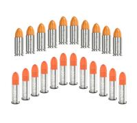 Befbox 22LR/9MM Snap Caps Training Dummy Rounds Practice Safe Loading Firing Safety Practice Round Action Training Snap Caps (10 Pcs 9MM and 12 Pcs 22LR,Orange)
