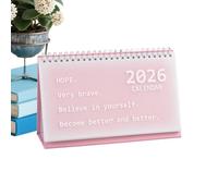 Befeixue 2026 Desk Calendar, Korean Style, Portable Decoration , Aesthetic Desk Calendar Planner, for Teachers, Classrooms, Offices, School, Family, Refrigerator