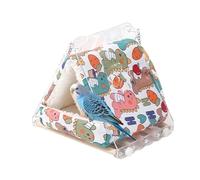 Befeixue Bird Bed for the Cage, Warm Hanging Hammock, Plush Warm Bird Nest House, for Budgies, Cockatiels, Cockatiels, Canaries, Rabbits, Guinea Pigs