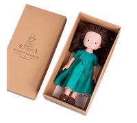 Befeixue Handmade Rag Doll, Handmade Knitted Plush Doll, Cute Little Girls Dolls, Stuffed Toy, Handmade Plush Doll, First Doll for Girls for Christmas Birthday, Promotes the