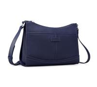 befen Genuine Leather Crossbody Bags for Women, Womens Small Purse with Built in RFID Blocking Wallet Anti-Theft Handbags, Navy Blue, 10.23" L x 3.15" W x 7.48" H, Crossbody Bag