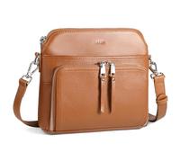 befen Genuine Leather Crossbody Purses for Women, Women's Small Crossbody Shoulder Bag with Built in RFID Wallet, Cognac Brown