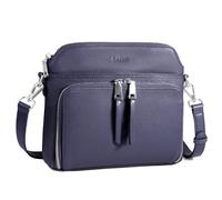 befen Genuine Leather Crossbody Purses for Women, Women's Small Crossbody Shoulder Bag with Built in RFID Wallet, Navy Blue
