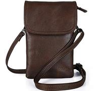 befen Genuine Leather Phone Bag, Real Leather Phone Purse Wallet, Small Cell Phone Cross Body Bag for Women with Long Strap and Key Ring - Fit 8 Plus or Phone Less 6.5 Inch