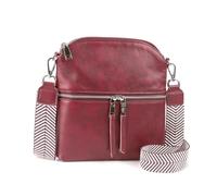 befen Genuine Leather Small Crossbody Purses for Women Travel Cross Body Bags Lightweight with Adjustable Shoulder Strap, B01 Vintage Wine Red