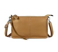 befen Leather Small Envelope Crossbody Bags for Women, Large Capacity Wristlet Clutch Wallet Cell Phone Purse and Handbags with Detachable Shoulder Strap & Wrist Strap
