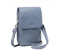 befen Soft Leather Mobile Phone Bags for Women Small Cross body Bag with RFID Blocking for Ladies Blue Over the Shoulder Bag for Women Daily use