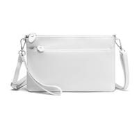 befen White Crossbody Bag for Women Genuine Leather RFID Phone Bags for Ladies Small Handbags for Women with Card Slots