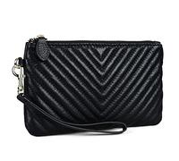 befen Women's Wristlet Clutch Wallet Real Leather Slim Cell Phone Purse and Handbags with Wrist Strap