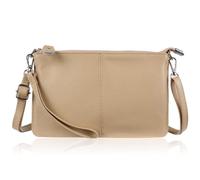 befen Wristlet Wallets Clutch Purses Genuine Leather Women's Real Leather Large Wallet with Shoulder Strap Small Envelope Crossbody Bags for Women