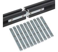 Befenybay 10PCS Straight Line Inside Connector Joint Bracket Length 3.9 Inch with M5 Screws for 6mm T Slot Aluminum Extrusion Profile 2020 Series