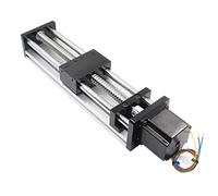 Befenybay 200mm Effective Travel Length Double Optical Axis Guide Ballscrew SFU1605 with NEMA23 Stepper Motor for DIY CNC Router Parts X Y Z Linear Stage Actuator and 3D Printer