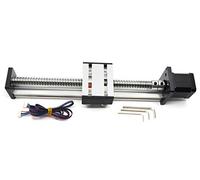 Befenybay 200mm Travel Length Linear Rail Guide Ballscrew SFU1605 with NEMA17 Stepper Motor for DIY CNC Router Parts X Y Z Linear Stage Actuator