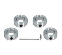 Befenybay 4pcs 1" Bore Shaft Collar Lock Collar Zinc Plated Solid Steel with Set Screw