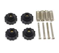 Befenybay 4PCS Upgraded Hand Twist Leveling Nut Diameter 22mm + 4PCS Hot Bed Spring + 4PCS M3X35mm Screws for 3D Printer ANYCUBIC Mega Hot Bed/Platform
