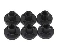 Befenybay 6PCS Diameter 8mm Black TR8x8 Lead Screw Nut for CNC and 3D Printer Parts (Size: Tr8x8)