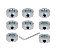 Befenybay 8pcs 1/2" Bore Shaft Collar Lock Collar Zinc Plated Solid Steel with Set Screw