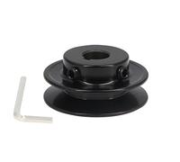 Befenybay AK25-5/8 Bore Single Groove Web Sheave 2.5" OD 5/8" Bore V Belt Sheave Cast Iron