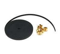Befenybay Open Timing Rubber Belt Length 5Meter Width 6mm with 6pcs Copper Buckle for 3D Printer