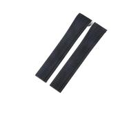 BEFIA Silicone Watch Strap for Patek Philippe Silicone Watch Strap Men's Grenade 5164 5167 Original Black Sports Rubber Watchband 21mm (Color : Black-No buckle, Size : 21mm)