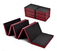 Befoore Folding Memory Foam Garden Kneeling Pad - Memory Foam, Lightweight & Portable with Handles, Perfect for Gardening, Bath Kneeler, Seat Cushion, Indoor & Outdoor Support(Red)
