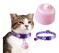 Befoore Mini GPS Tracker for Cats & Dogs - Global Tracking, No Extra Fee, Compatible with iOS & Android, for Any Collar, Smart Location of Animals and Objects Devices(Purple,Pink)