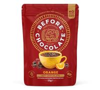 Before Chocolate - Orange Hot Chocolate 135g, Made From Whole Cacao Bean - Dairy, Gluten, Nut & SOYA Free