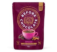 Before Chocolate - Spiced Hot Chocolate 135g, Made From Whole Cacao Bean - Dairy, Gluten, Nut & SOYA Free