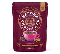 Before Chocolate - Spiced Hot Chocolate 500g, Made From Whole Cacao Bean - Dairy, Gluten, Nut & SOYA Free