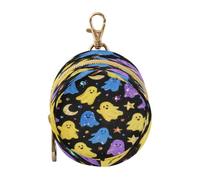 Before Christmas Colorful Ghosts Baby Boy Travel Pacifier Holder with Zipper and Clip Key Chain Wallet, Travel Accessories contenedor para chupones de Bebes
