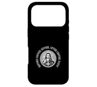 Before Coffee Sinner After Saint Coffee Church Saying Case for iPhone 17 Pro