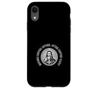 Before Coffee Sinner After Saint Coffee Church Saying Case for iPhone XR