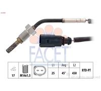 FACET 22.0287 Sensor, exhaust gas temperature
