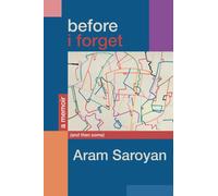Before I Forget : A Memoir
