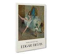 Before The Ballet By Edgar Degas Canvas Print | Gallery Wrapped 30mm Frame Wall Art | 24x16 inches | Ready to Hang | Impressionist Picture | Living Room Bedroom Lounge Office