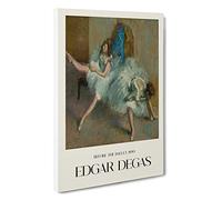 Before The Ballet Edgar Degas Canvas Print | Gallery Wrapped 30mm Frame Wall Art | 30x20 inches | Ready to Hang | Impressionist Picture | Living Room Bedroom Lounge Office