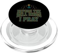 Before the Bell Rings I Pray Christian Teacher Jesus PopSockets PopGrip for MagSafe