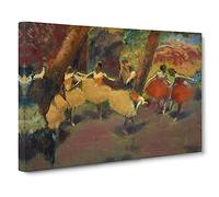Before The Performance By Edgar Degas Canvas Print | Gallery Wrapped 30mm Frame Wall Art | 30x20 inches | Ready to Hang | Impressionist Picture | Living Room Bedroom Lounge Office