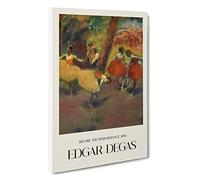 Before The Performance Edgar Degas Canvas Print | Gallery Wrapped 30mm Frame Wall Art | 30x20 inches | Ready to Hang | Impressionist Picture | Living Room Bedroom Lounge Office