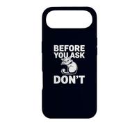 Before You Ask Don't Funny Sarcastic Humorous Cat Case for iPhone Air